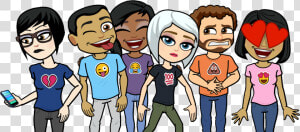 Bitmoji   Postavy   2 Person Bitmoji Snapchat  HD Png Download