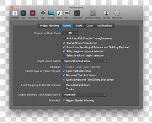 Logic Pro X General Preferences Editing   Android Organized Packages  HD Png Download