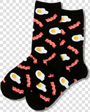 Women S Eggs And Bacon Socks Class Slick Lazy Image   Hotsox  HD Png Download