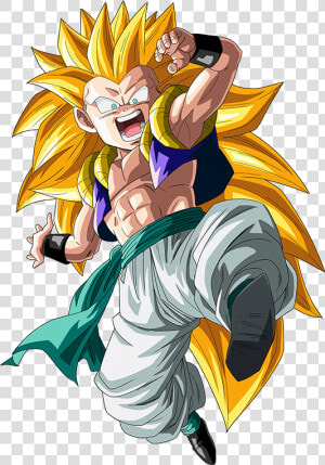 Ssj3 Gotenks Eza Team  HD Png Download