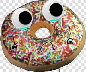  whynodonuts  sadness  dailysticker  googly Eyes   Ciambella  HD Png Download