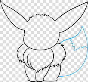 How To Draw Eevee   Pokemon Eevee Drawing  HD Png Download