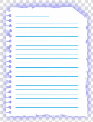 Folha De Caderno Png  Transparent Png