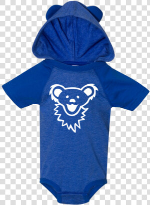 Grateful Dead Dancing Bear Face Baby Hooded One Piece   Grateful Dead Onesie Amazon  HD Png Download