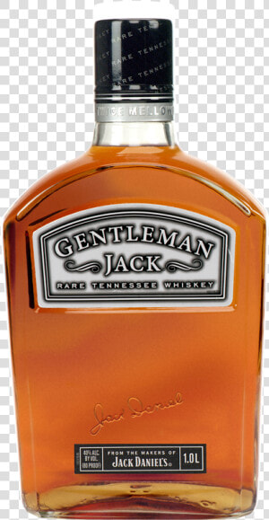 Jack Daniels Gentleman Jack 1 00 L   Jack Daniels Gentleman Jack 70cl  HD Png Download