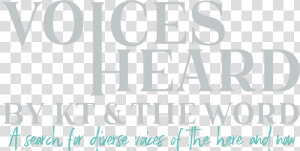 Voices Heard Logo   Calligraphy  HD Png Download