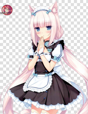 Nekopara Vanilla Maid Cosplay Costume   Png Download   Nekopara Vanilla Maid  Transparent Png