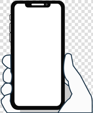 Iphone X  Iphone  Cellular  Smartphone  Hand   Transparent Smartphone Celular Png  Png Download