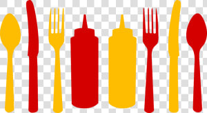 Ketchup And Mustard Bottles Clipart  HD Png Download