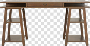 Double Star Furniture Hampton Trestle Computer Desk   Trestle Desk Nz  HD Png Download