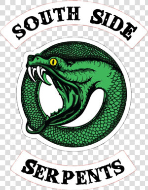  riverdale  southsideserpents  tonitopaz  jugheadjones   South Side Serpents Logo Snake  HD Png Download