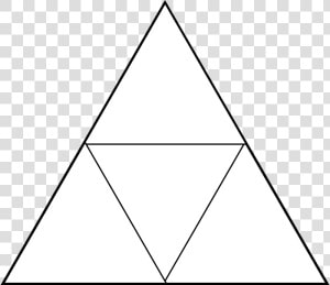 Triangle Next To Upside Down Triangle  HD Png Download