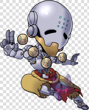 Zenyatta Charm Design   Zenyatta Chibi  HD Png Download