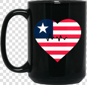 Liberia Puerto Rico Heartbeat Flag Funny T shirt 11oz   Belong To A Needy Little  HD Png Download