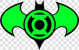 No Caption Provided   Green Lantern Batman Logo  HD Png Download