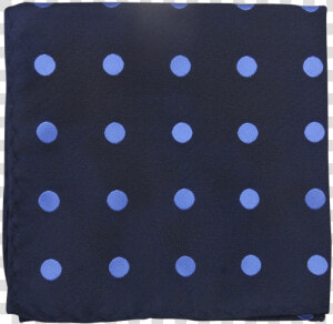 Colour Basis Navy And Blue Polka Dot Pocket Square   Polka Dot  HD Png Download