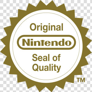 Original Nintendo Seal Of Quality Emblem   Nintendo Seal Of Quality Png  Transparent Png