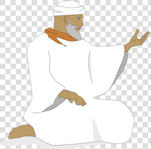 Man  Wisdom  Spirituality  Islam  Muslim  Arab  Person   Illustration  HD Png Download