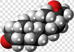 Dihydroprogesterone  Steroid  Hormone  Molecule  Model   Steroid Production By Bacteria  HD Png Download