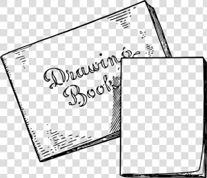 Drawing Book And Scribbling Pad Clip Arts   Clip Art Drawing Book  HD Png Download