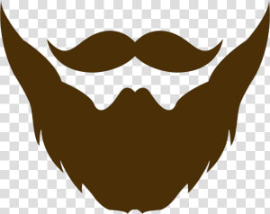 Beard Clipart Brown Beard   Bigote Y Barba Png  Transparent Png