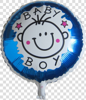 Round Baby Shower Mylar Balloon   Baby Boy Round Foil Balloon  HD Png Download