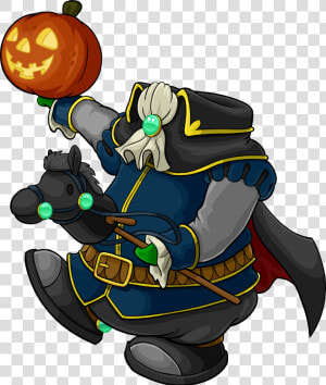 Headless Horseman Club Penguin Wiki Fandom Powered   Cartoon  HD Png Download