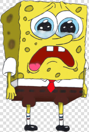 Spongebob Png Photos   Sad Spongebob Transparent Background  Png Download