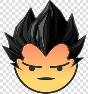 Vegeta Emoji Emojis Emojisticker Enojado Anime Dbz   Vegeta Emoji  HD Png Download