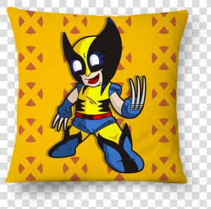 Almofada Mini Wolverine De Vida De Leituristana   Cushion  HD Png Download