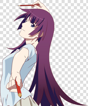 Senjougahara Hitagi   Android Senjougahara  HD Png Download