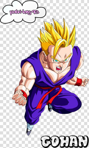 Transparent Gohan Ssj2 Png   Dragon Ball Adult Gohan  Png Download