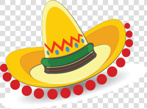 Sombrero Hat Clip Art   Mexican Hat Transparent Background  HD Png Download