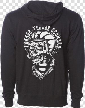 Zip Hoodie Biker  HD Png Download