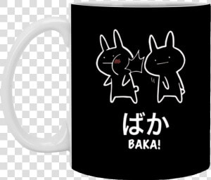 Funny Anime Baka Rabbit Slap 11 Oz Mug   Baka Japanese T Shirt  HD Png Download