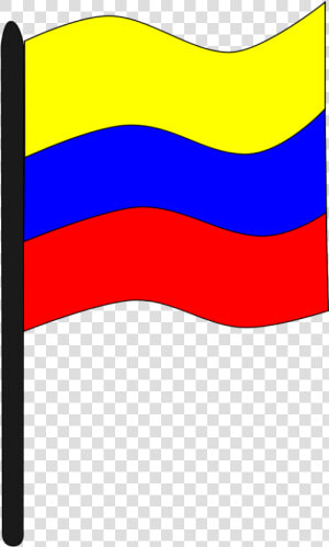 Bandera Colombiana Svg Clip Arts   Vector Colombia Bandera Png  Transparent Png