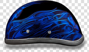 Blue Flames  amp  Skulls Novelty Motorcycle Helmet   Mouse  HD Png Download