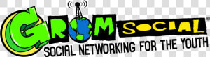 Grom Social Is A Safe Social Network Created By Kids   Grom Social  HD Png Download