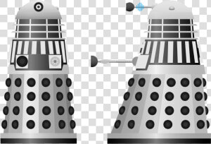 Death   Black And Silver Dalek  HD Png Download