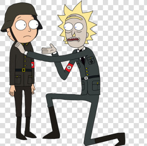 Nazi Rick And Morty  HD Png Download