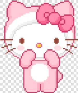  hello  kitty  hellokitty  pink  pixel  kawaii  cute  HD Png Download