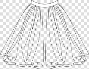 Transparent Skirts Png   Skirt Girl Sketch Drawing  Png Download