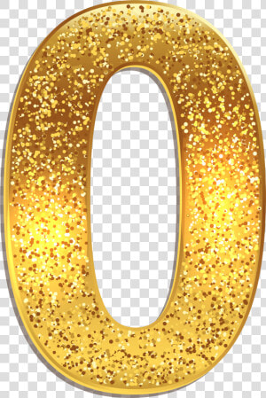 Number Zero Gold Shining Png Clip Art Image   Number 0 Gold Png  Transparent Png