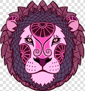  lion  lionshead  leo  zodiacsignstickers   Lion Png  Transparent Png