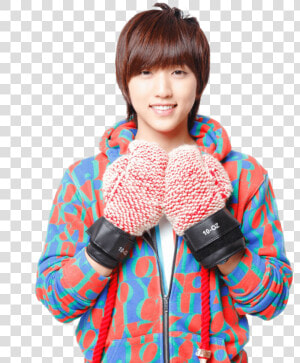 B1a4 Sandeul Wearing Woolen Boxing Gloves Clip Arts  HD Png Download