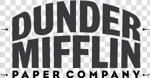 Dunder Mifflin Logo Transparent  HD Png Download