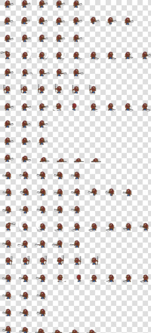 2d Pixel Minotaur Sprite Sheet  HD Png Download