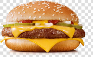 Mcdonald S Quarter Pounder Cheeseburger Hamburger Restaurant   Mcdonalds Quarter Pounder Png  Transparent Png