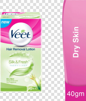 Veet Hair Removal Lotion For Dry Skin  40g   Veet Full Body Waxing Kit Price  HD Png Download