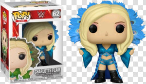 Charlotte Flair In Blue Outfit Pop Vinyl Figure  HD Png Download